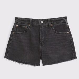 Abercrombie High Rise 90s Cutoff Short 25